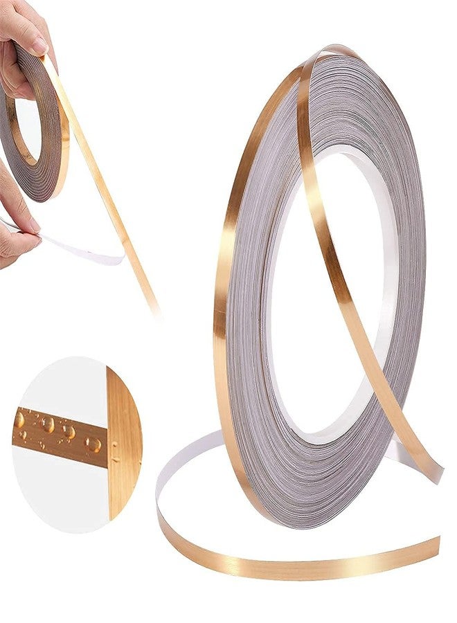 ZURITY Ceramic 50M Home Tile Reusable Self-Adhesive Sticker Waterproof Gap Sealing Tape Strip Adhesive Tile Decoration Floor Tape For Floor And Wall(1Cm X 50M) Gold. - Image 4
